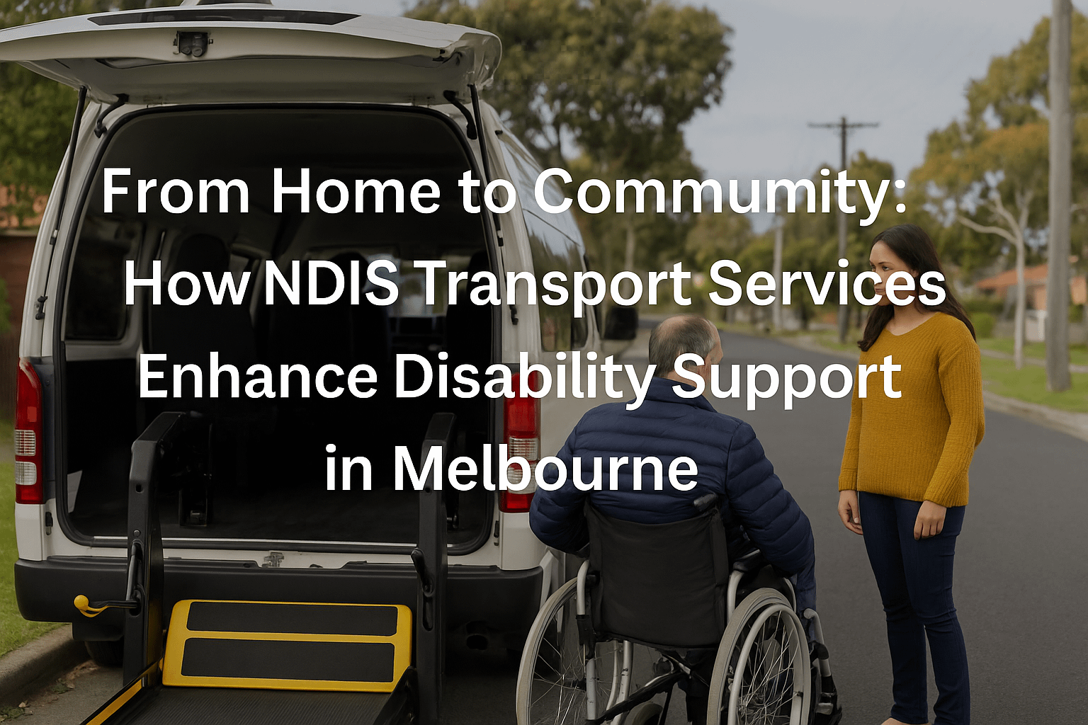 we recognise that support is more than just within the home—and that's why assist travel transport ndis melbourne